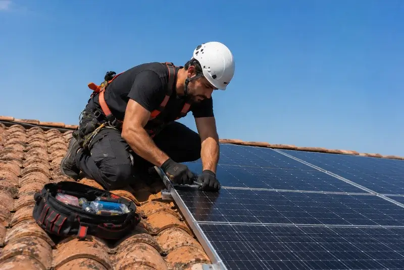 Maintenance et monitoring de panneaux solaires à Archamps